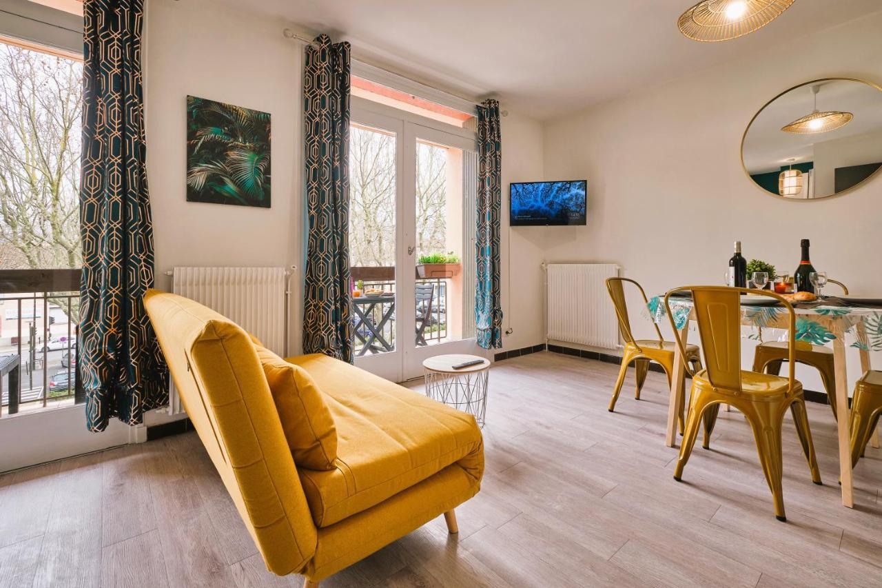Tout Confort ! Climatisation, Centre-Ville, Parking, Terrasse, Wifi, Netflix Carcassonne Eksteriør bilde